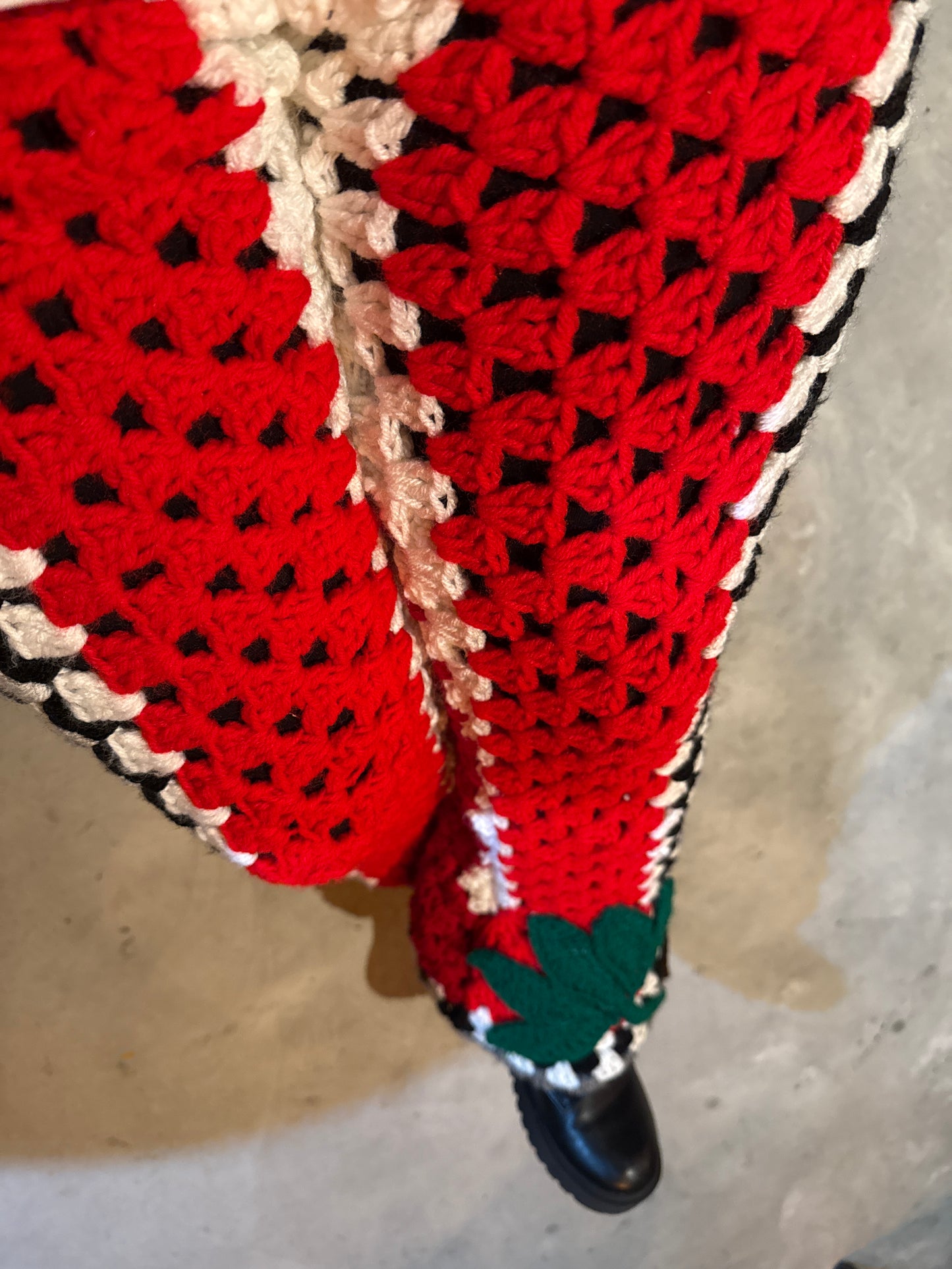 O-H-I-O Upcycled Crochet Pants