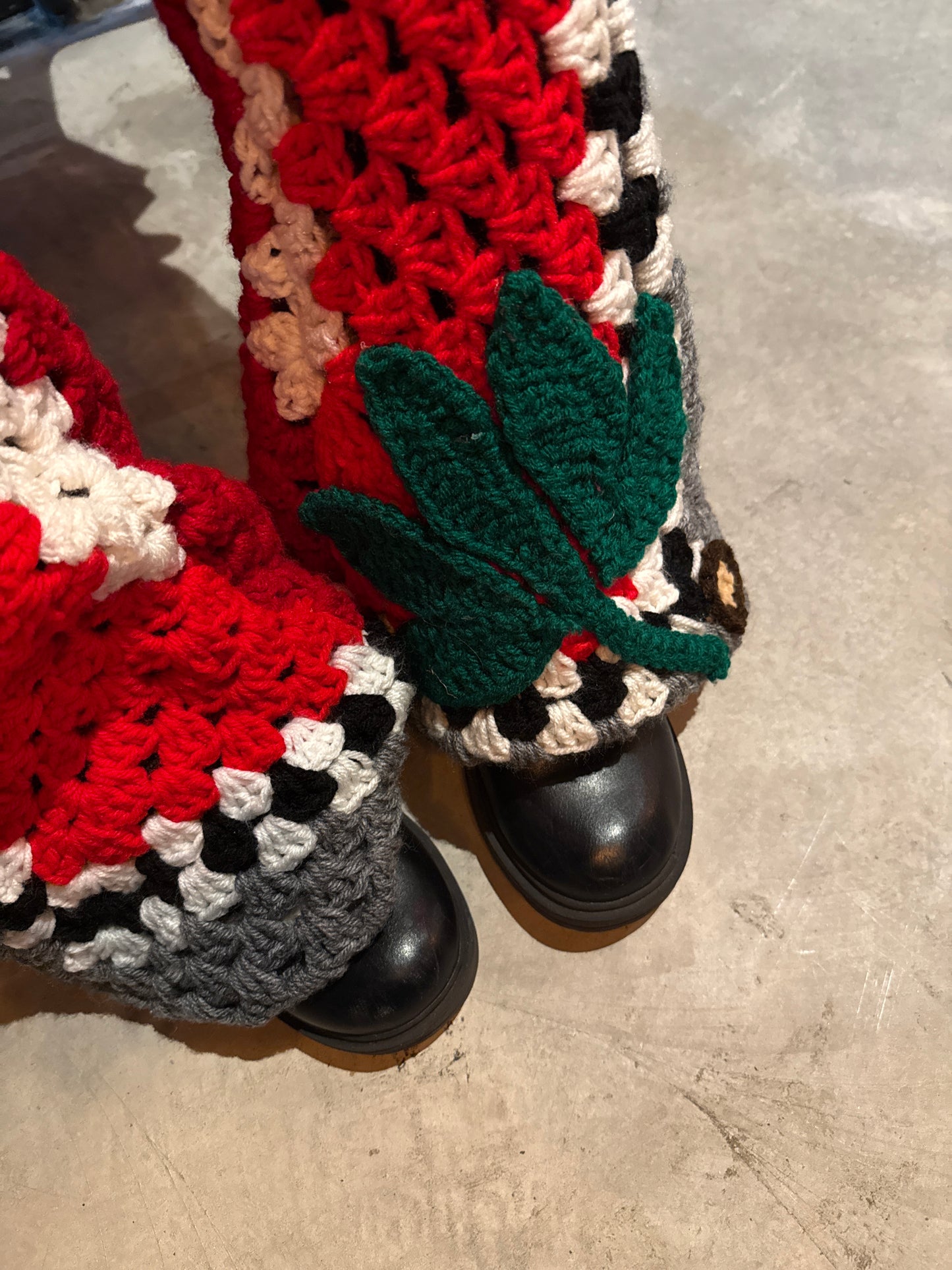O-H-I-O Upcycled Crochet Pants