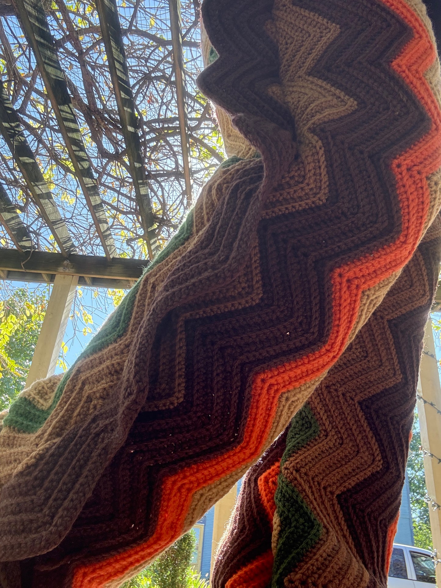 FallZ 1 of 1 Upcycled Unisex Crochet Pants