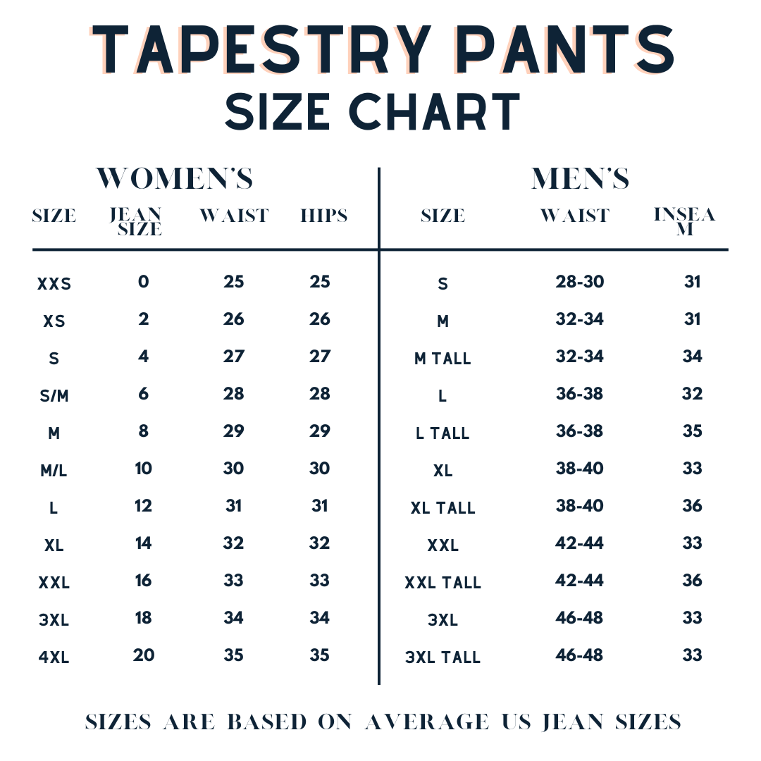 Custom Tapestry Blanket Pants Sew On & Sew Forth, LLC